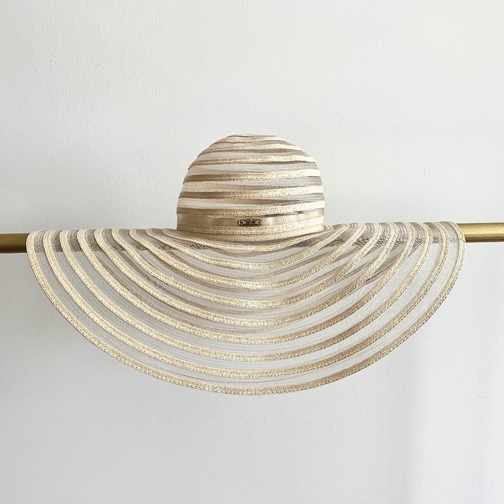 Tan Mesh Sun Hat